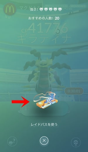 レイドパスを使う