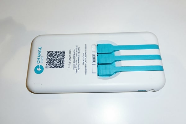ChargeSPOT(チャージスポット)|3種類のケーブル